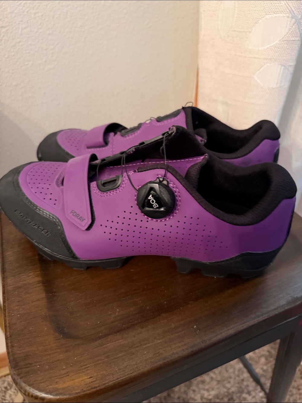 Foray Women's Purple Mountain Bike Shoes with BOA Dial